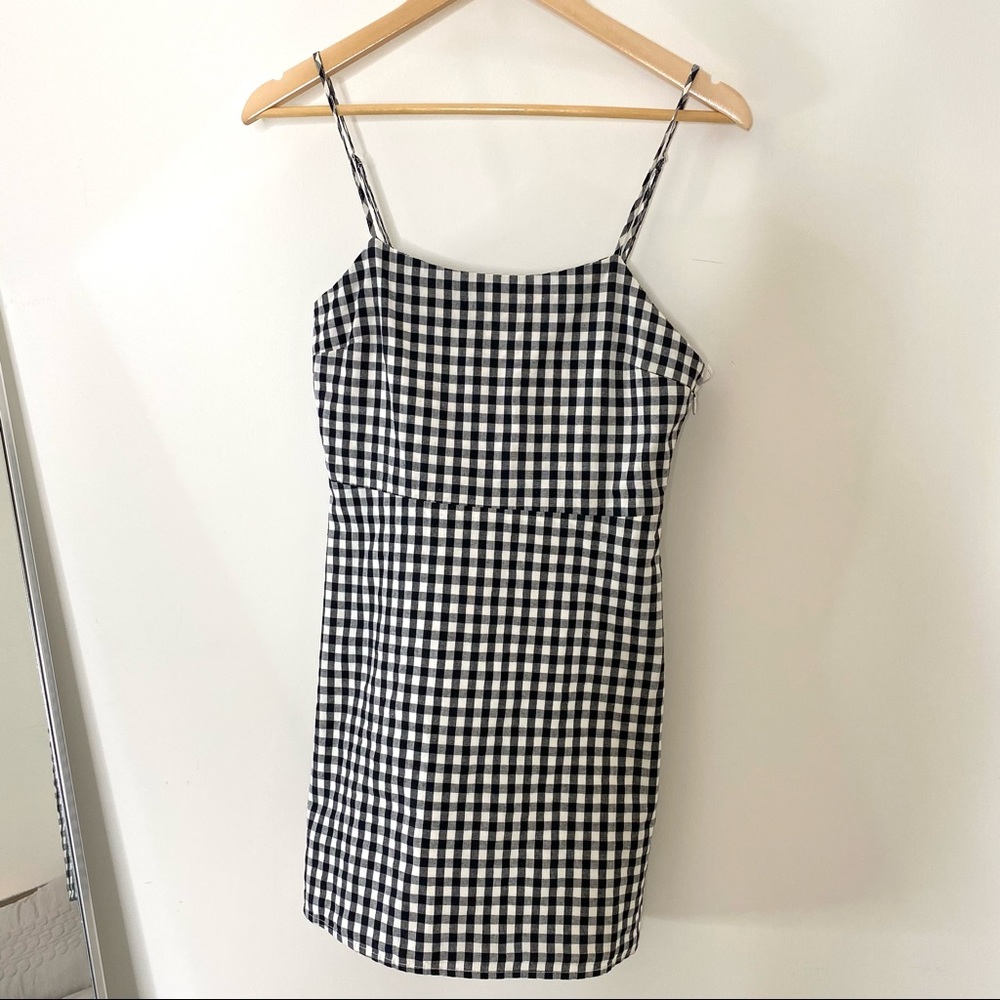 Victoria + Sophia Gingham Mini Dress - Picture 3 of 8